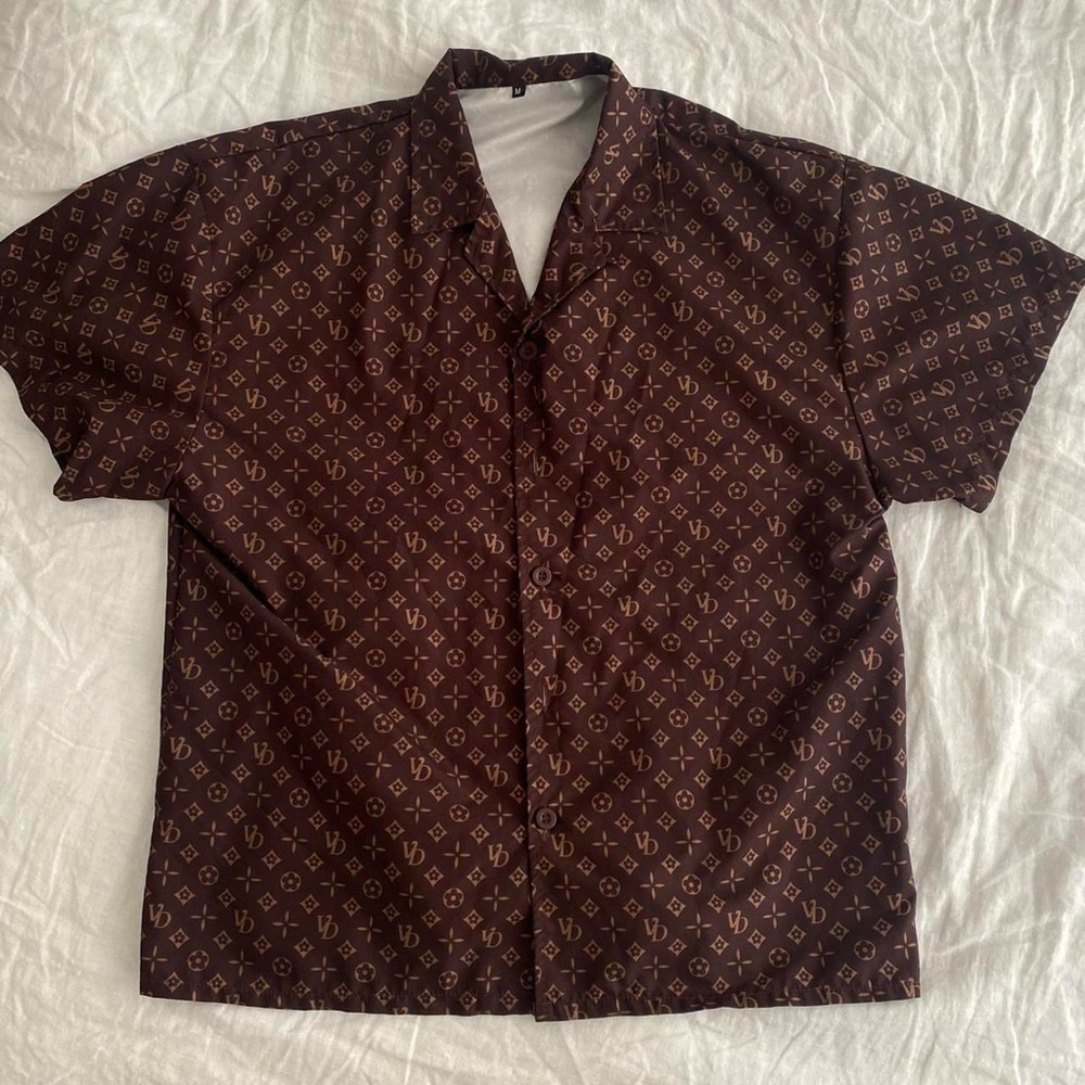 Vandy The Pink LV monogram Shirt.